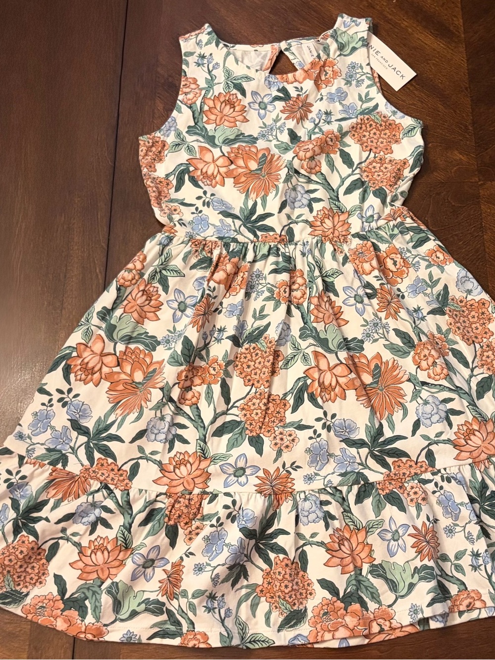 Janie and Jack Size 8 Floral Dress - NWT